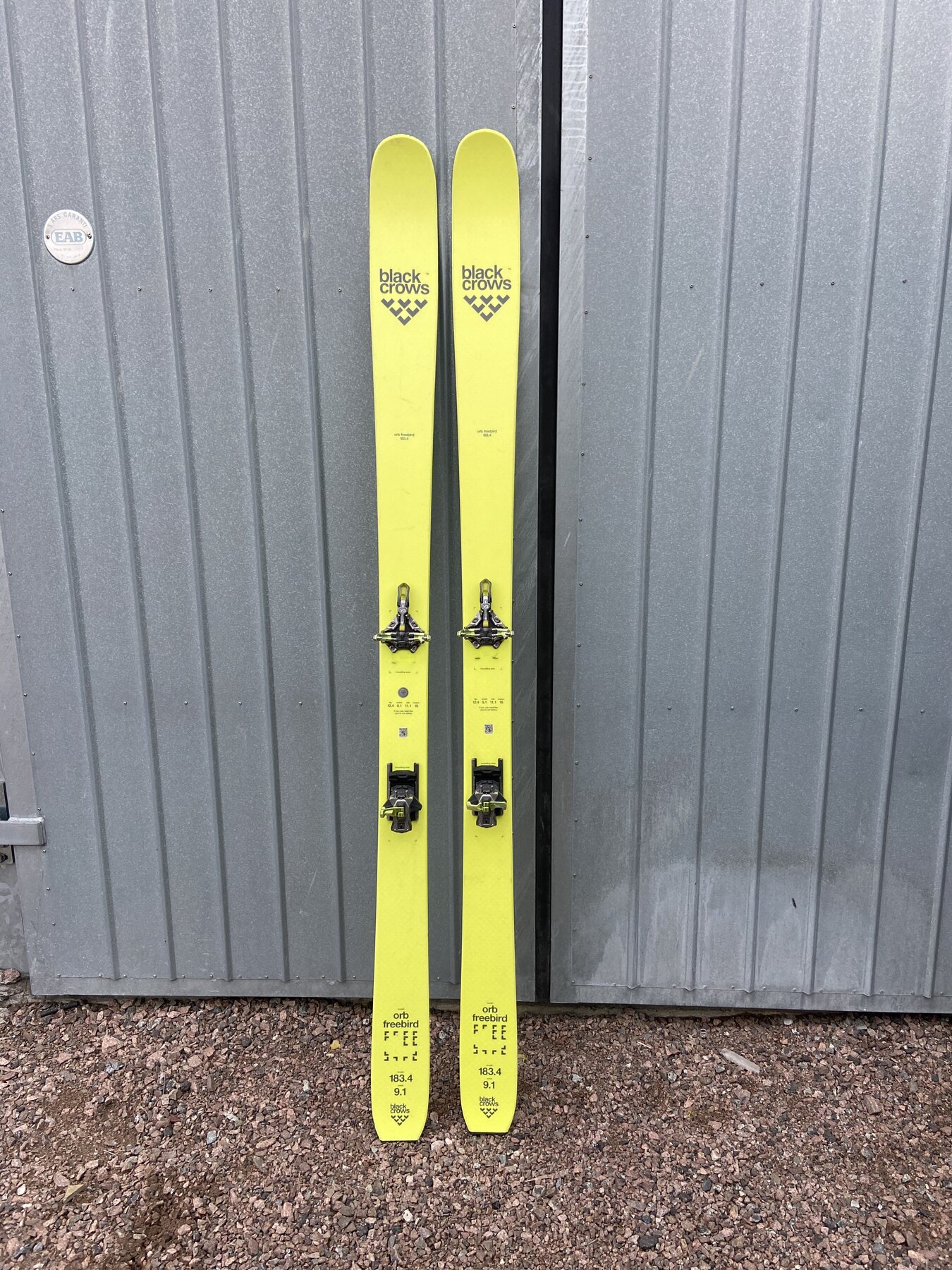 Crows Kit Säljes: Toppturs kit. Black crows Orb freebird - Freeride