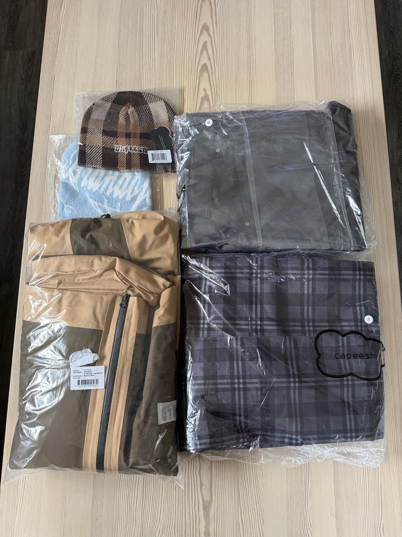 Säljes: Capeesh Deconstructed Grey Plaid - S - Freeride