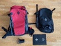 Black Diamond Jetforce Pro med 35 liters booster pack och 25l splitboard booster pack. Övrigt säljes