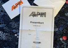 Alpingaraget presentkort 10000 kr