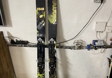 Salomon Czar 174cm med Salomon Guardian 13