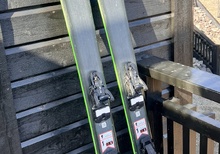 Head Kore 105, 191 cm med Shift 13 och hudar